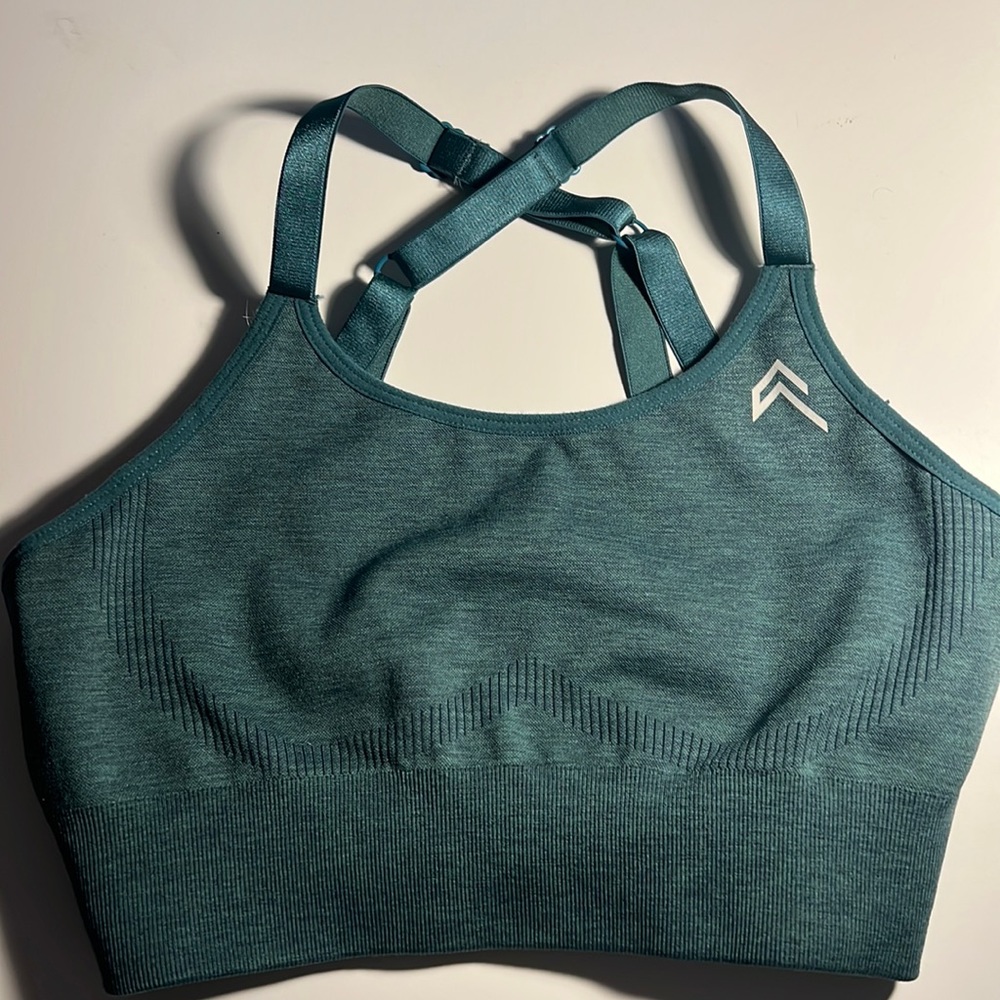 Classic Seamless Sports Bra-Mineral Green